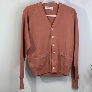 Vintage Rust Cardigan Sweater